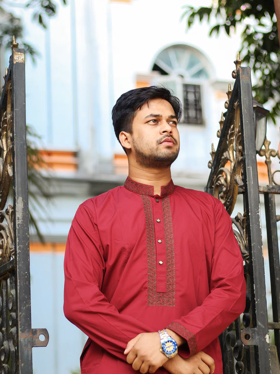 Cotton Kurta — Ivory